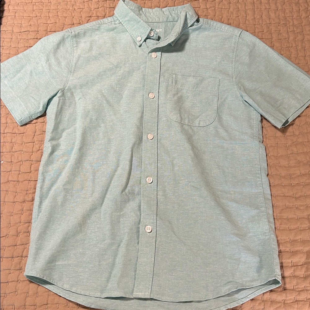 OLD NAVY Youth Boys Cotton Button-up Shirt